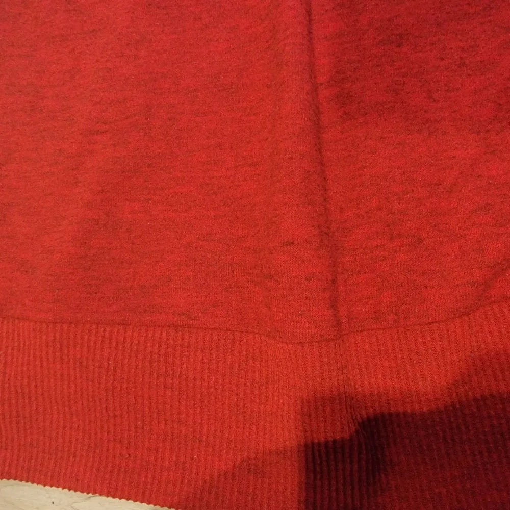 Women's Liz Claiborne Red Cowl Neck Long Sleeve Sweater Sz Medium